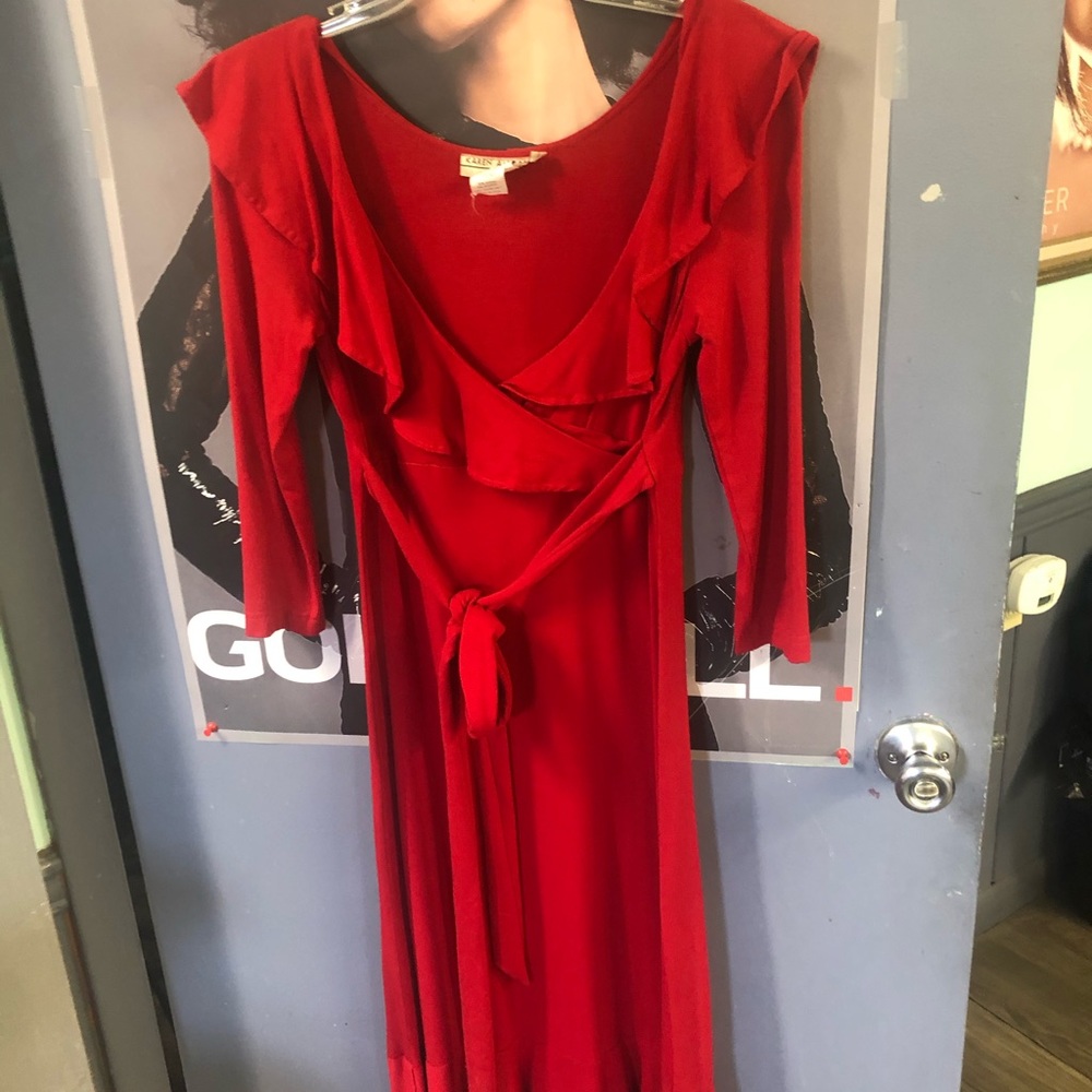 Red dress